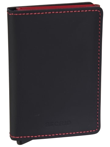 Secrid Geldbörse Slimwallet Matte in Black & Red