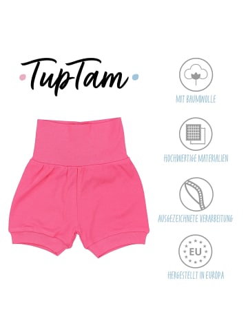 TupTam Baby Mädchen Kurze Pumphose 3er Pack in rosa