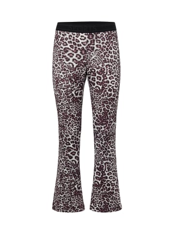 MARC CAIN SPORTS Hose in aubergine weiß - 0001