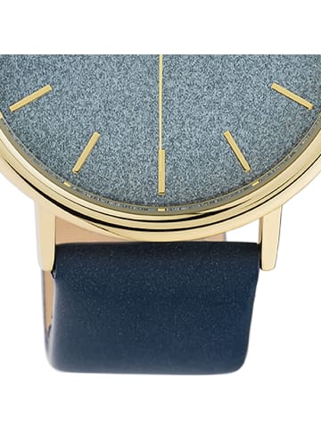 Oozoo Analog-Armbanduhr Oozoo Timepieces dunkelblau groß (ca. 42mm)
