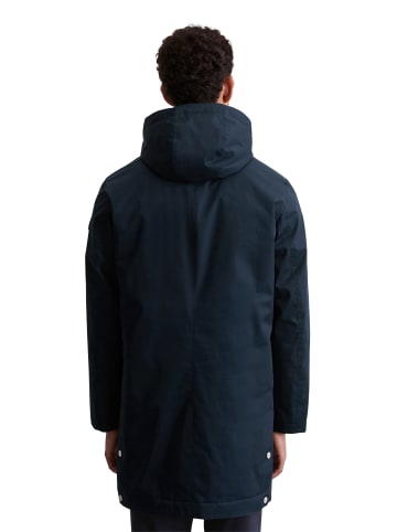 Marc O'Polo Kurzmantel mit Kapuze in Dark Navy