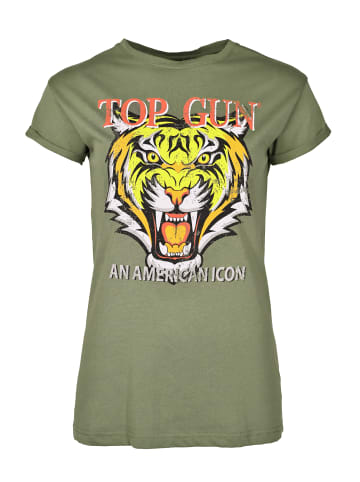 TOP GUN T-Shirt TG20214002 in olive