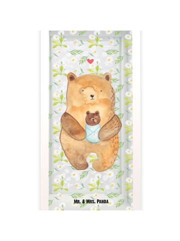 Mr. & Mrs. Panda Deko Laterne Bär Baby ohne Spruch in Transparent