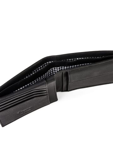 Esquire Chicago Geldbörse RFID Schutz Leder 12.5 cm in schwarz