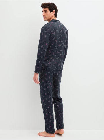Pyjama in dark sapphire