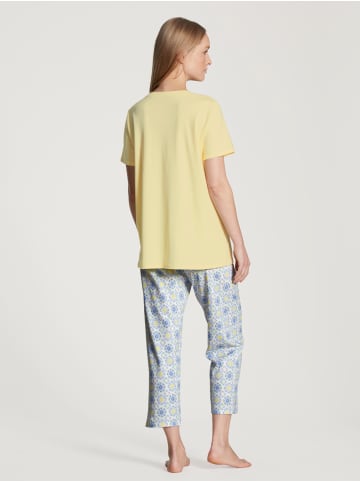 Calida Pyjama in buttercream yellow