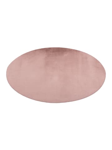 Vivorum Wohnzimmer / Schlafzimmer  Kurzflor Teppich Cross 425 in pastellrosa