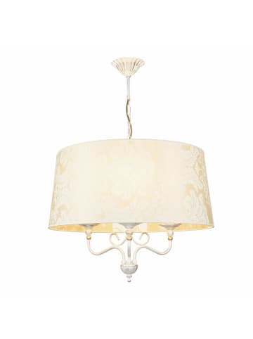 Licht-Erlebnisse Pendelleuchte (B)56 x (L)56 x (T)70 cm in Shabby Gold Ecru glänzendShabby Gold Ecru glänzend