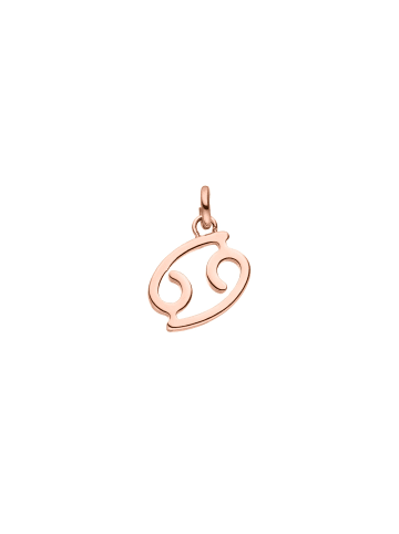 PURELEI Charm-Kettenanhänger Krebs in Rosegold