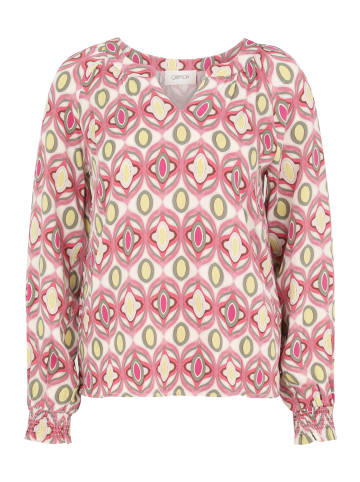 CARTOON Schlupfbluse mit Muster in Yellow/Rosé