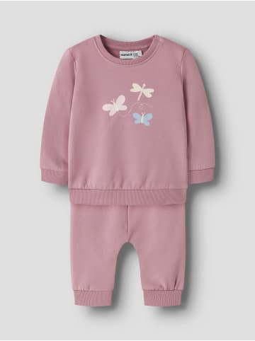 name it Sweatshirt und Jogginghose im Set in Lilas