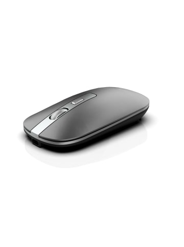 Inca Bluetooth 2,4G Maus wiederaufladbar 800-1200-1600 Dpi Silent-Maus in Anthrazit