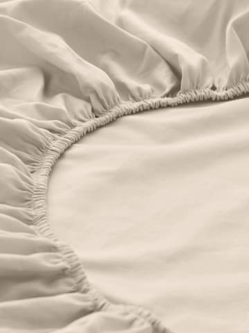 Hessnatur Satin Spannbettlaken in perlmutt