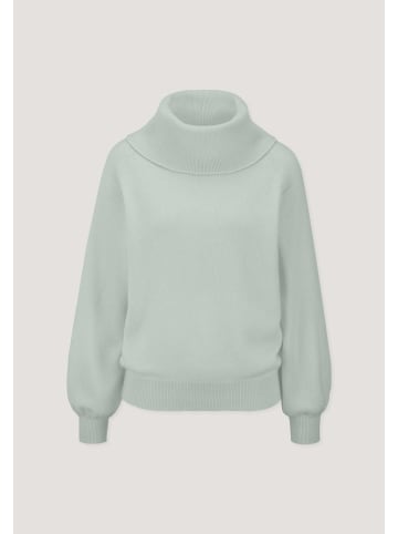 Hessnatur Hessnatur Strick-Pullover Relaxed aus Cashmere mit Recyclinganteil in polargrün
