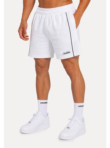 SMILODOX Regular Fit Shorts Calvento in Weiß