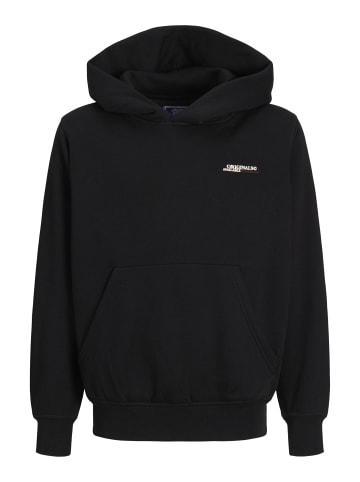 JACK & JONES Junior Kapuzenpullover in Black