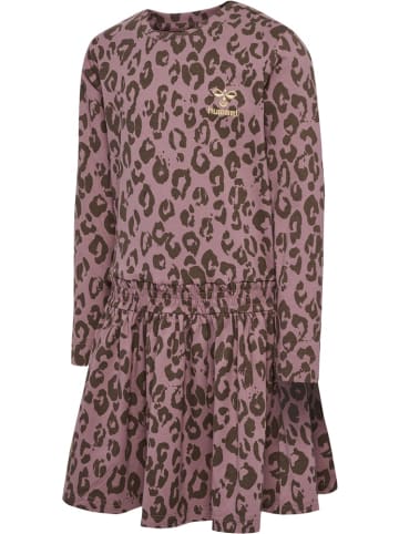 Hummel Midikleid "Hmlmusse Dress L/S" in Lila