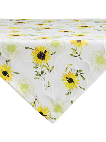Erwin Müller Baumwollmischung Mitteldecke Sonnenblume in gelb