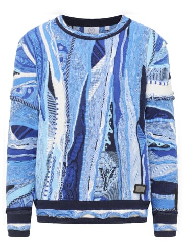 Carlo Colucci Strickpullover Dondi in Blau