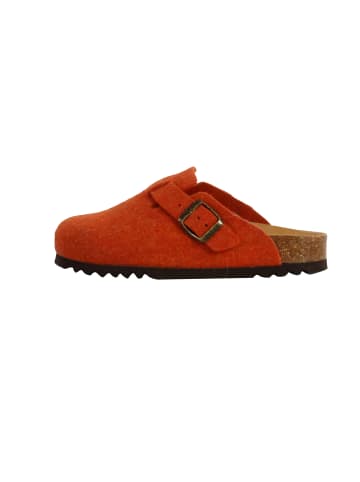 Scholl Fae-Lederpantoletten Orange