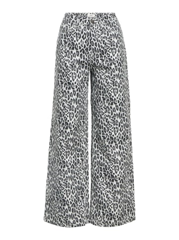Object Jeans mit weitem Bein in Medium Grey Melange