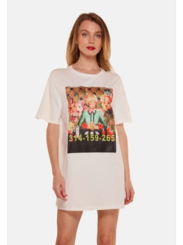 TOOCHE T-Shirt "Pony" in Weiß