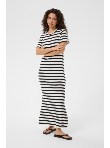 Kaffe Kleid KAellen Tight fit in Chalk/Black Stripes