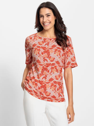 WITT WEIDEN Shirt in papaya-apricot-bedruckt