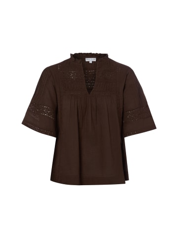 Marie Lund Bluse in schoko - 0004
