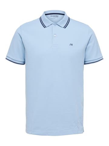 SELECTED HOMME Poloshirt SLHDANTE SPORT in Blau