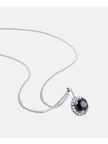 Diamant L'éternel Halskette aus 375 Weißgold mit Diamant mit Saphir