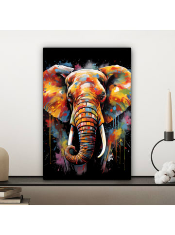 MuchoWow Poster mit Leiste Elefant  (BxH)