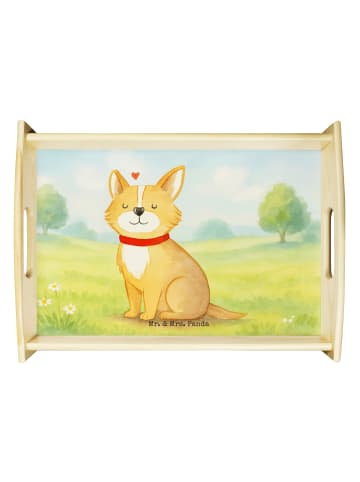 Mr. & Mrs. Panda Tablett Hund Glück Design ohne Spruch in Weiß