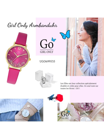 Girl Only Armbanduhr-Analog pink, fuchsia mittel (ca. 32mm) Girl Only Mademoiselle