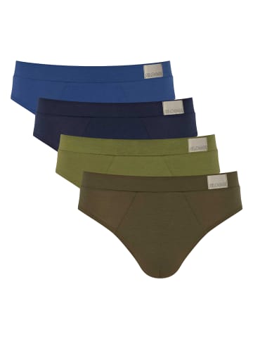 Sloggi Slip 4er Pack in Blau/Grün