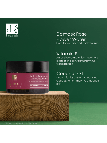 Dr Botanicals DB La Rose Française - Feuchtigkeitscreme für den Tag 50ml