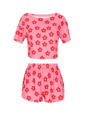 faina Loungewear in pink red