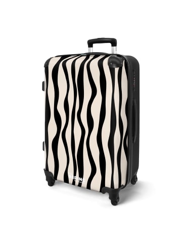 NoBoringSuitCases Suitcase, Koffer, Reisekoffer Zebra weiß schwarz