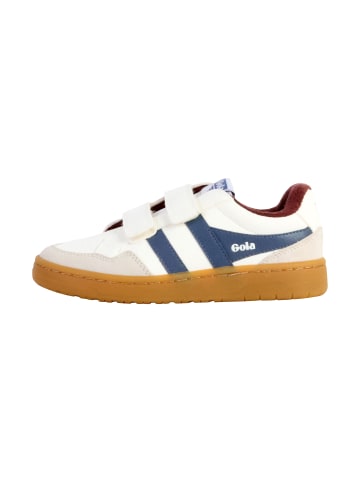 Gola Ledersneakers Kind Eagle Strap Weiß