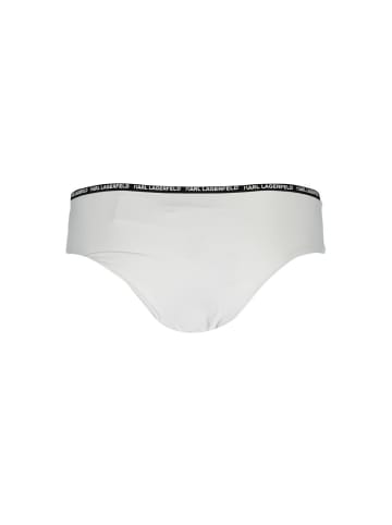 Karl Lagerfeld Weißer Polyamid-Badeslip