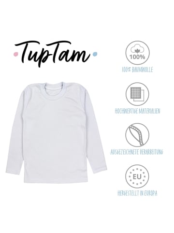 TupTam Mädchen  Langarmshirt 3er Pack in dunkelblau