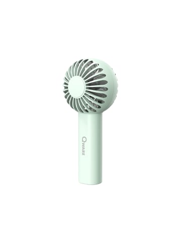 COFI 1453 Qware Tragbarer Handventilator – Mini-Fan mit Akku, USB-C & in Grün
