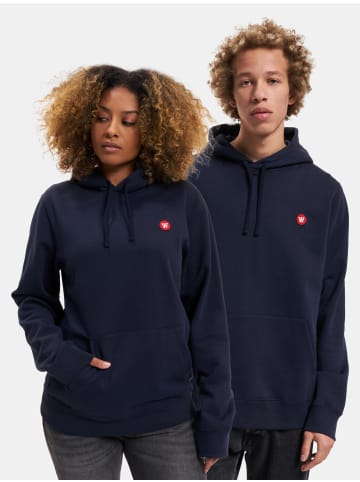 WOOD WOOD WOOD WOOD Hoodie in navy