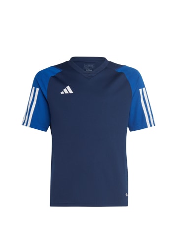 adidas Performance Trainingsshirt Tiro 23 in dunkelblau / blau