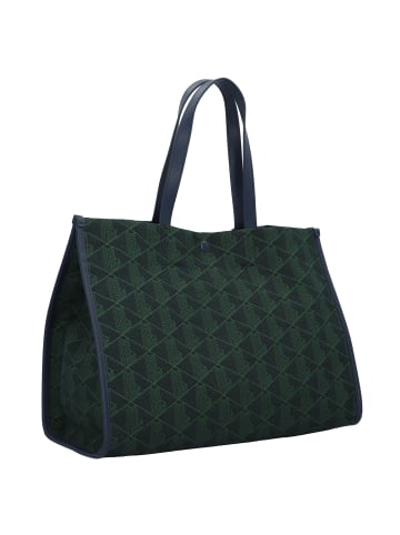 Lacoste Heritage Jacquard Shopper Tasche 23 cm in mono marine 166 vert 132