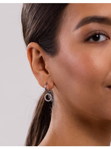 PURELEI Creolen Closed Glow in Silver