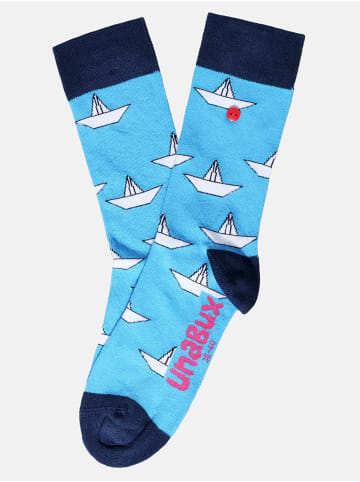 Unabux Freizeitsocken GRUMBLE IN THE JUNGLE in hellblau
