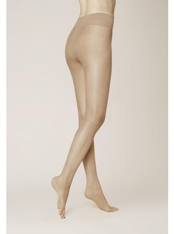 Kunert Feinstrumpfhose Fresh Up 10 Toeless kühlend in tan