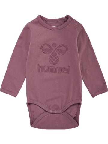 Hummel Hummel Druckknopf Body L/S Hmlfastwo Mädchen in WISTFUL MAUVE