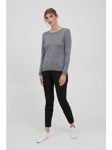 Oxmo Strickpullover OXEdda in Grau